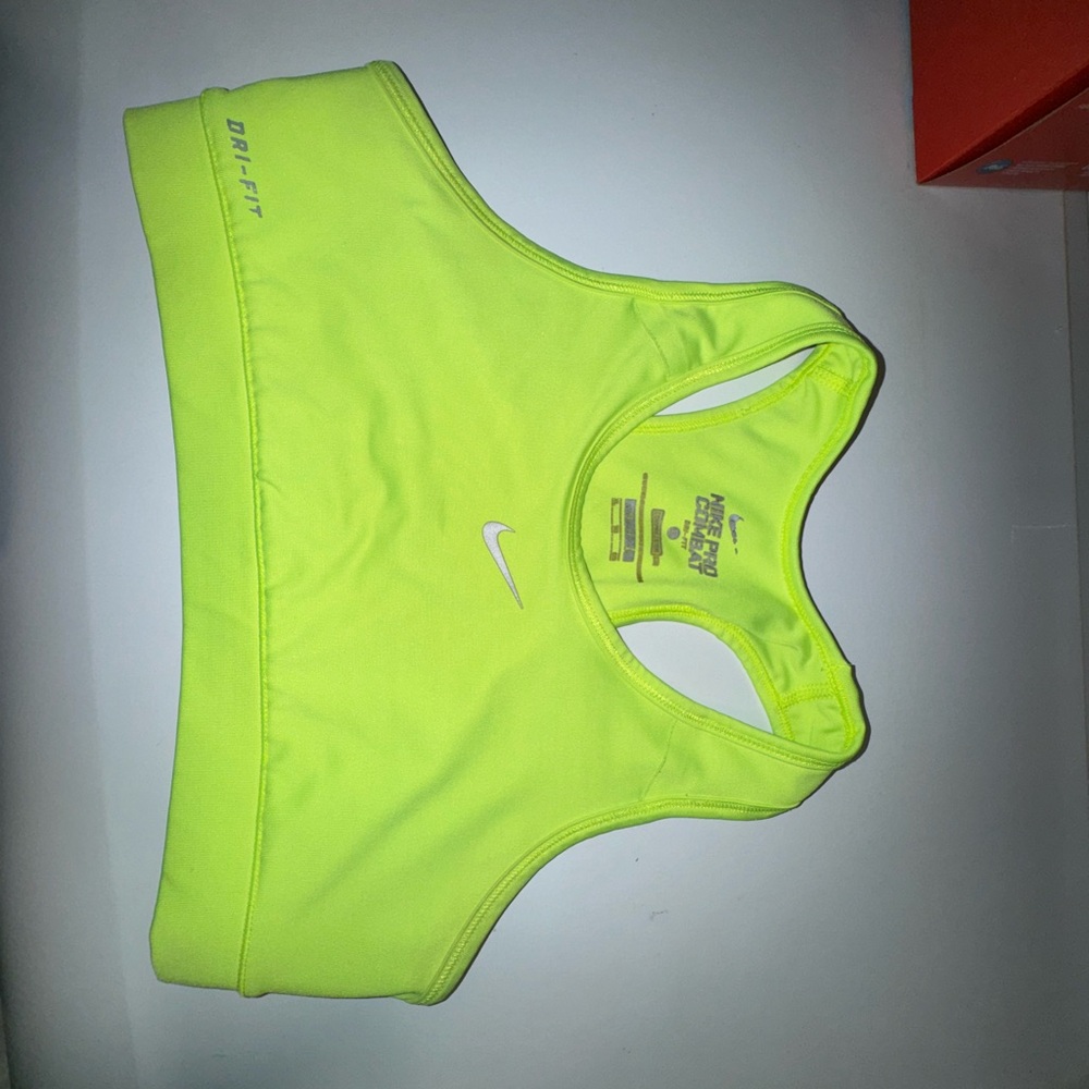 Nike Yellow Sports Bra Intimates & Sleepwear
